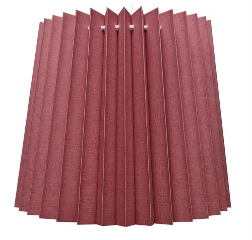 Plissé cylinder 31x33x38 LNF gl. rosa bomuld uden låg